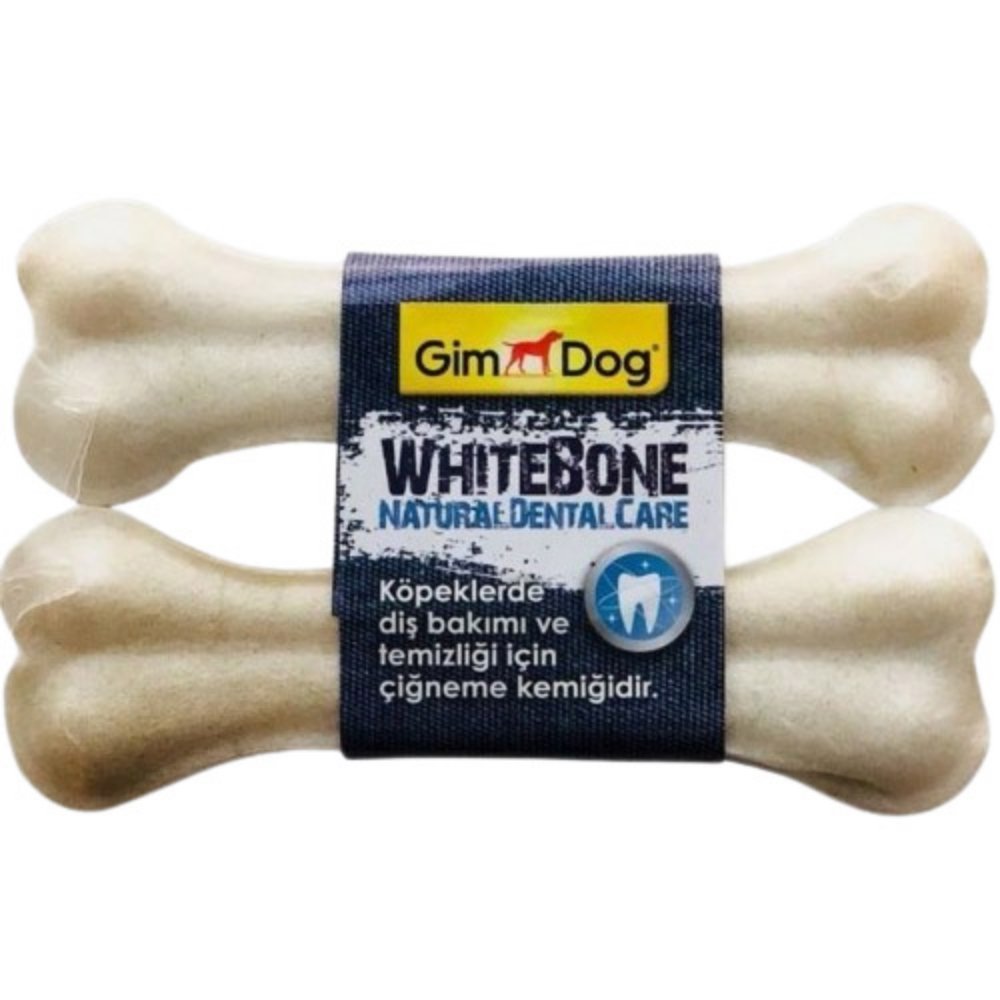 GIMDOG WHITEBONE OSSO - prirodna dentalna poslastica za pse 120 g - petcorner