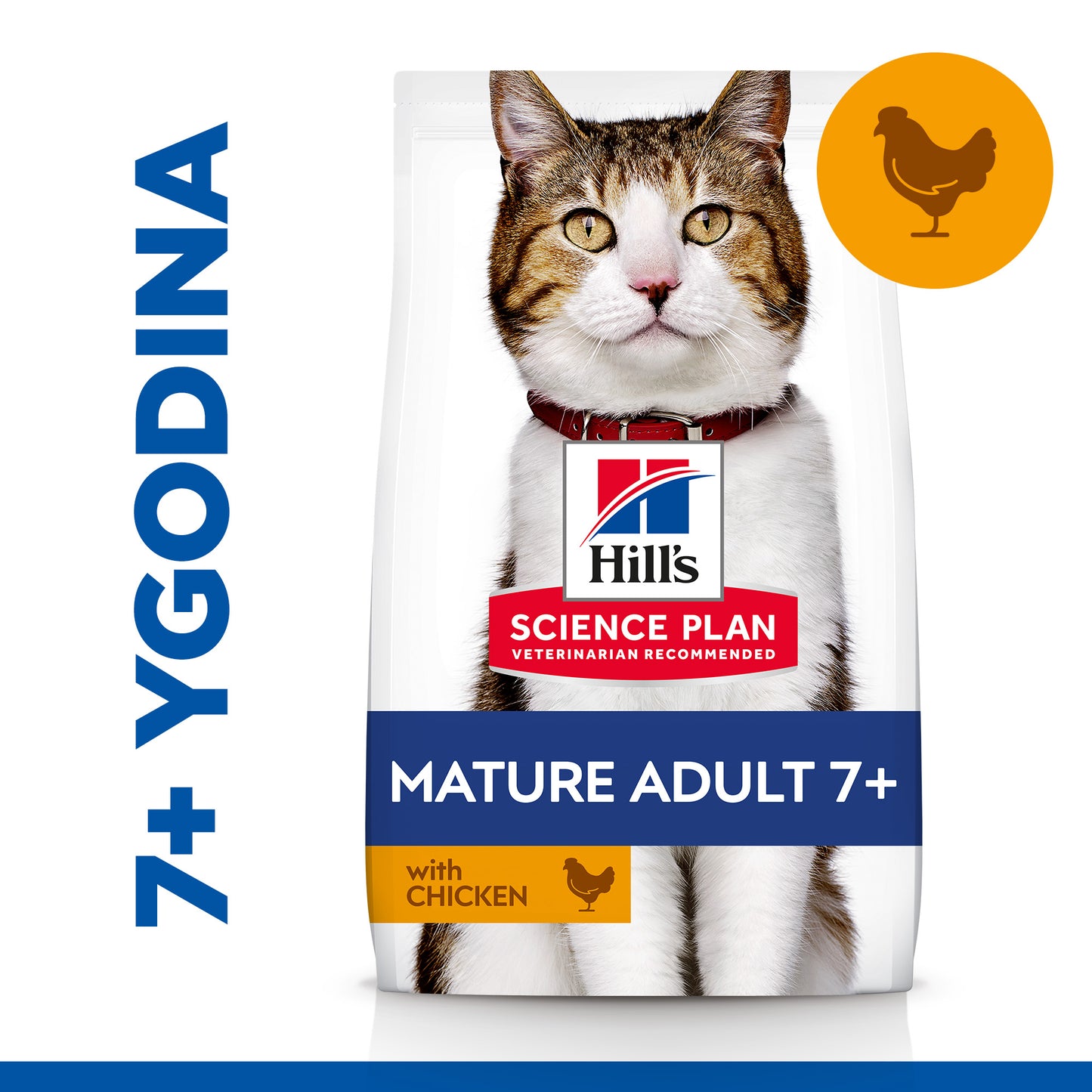 Hill's Science Plan Mature Adult Hrana za Mačke s Piletinom 1,5 kg - petcorner