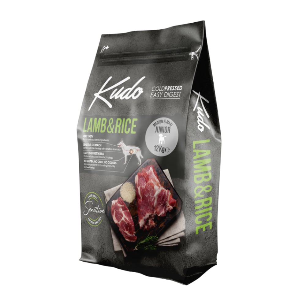 KUDO Lamb & Rice Medium & Maxi Junior - petcorner