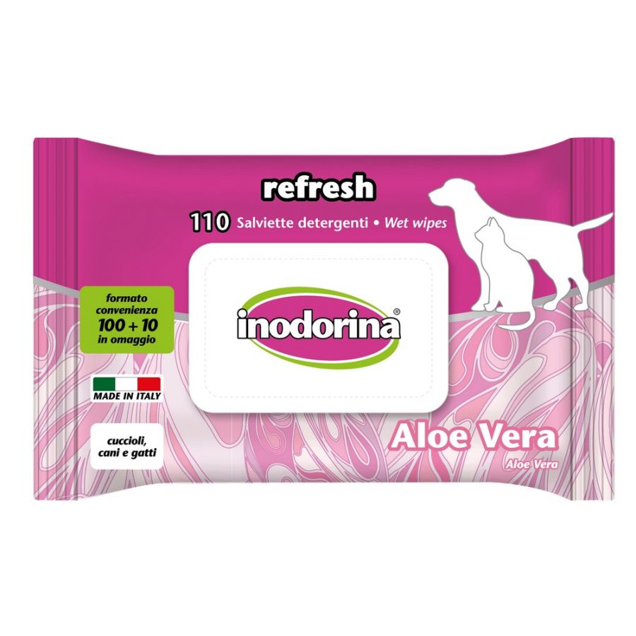 INODORINA Vlažne maramice Refresh/Everyday sa Aloe Verom, 110 kom - petcorner