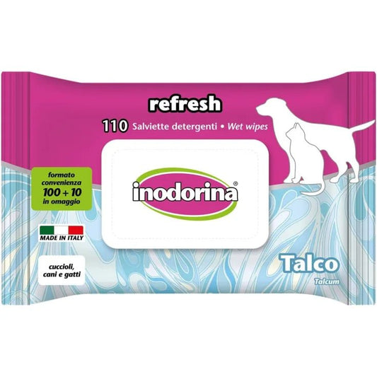 INODORINA Vlažne maramice Refresh/Everyday sa talkom, 110 kom - petcorner