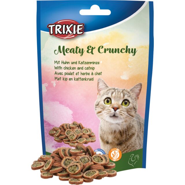 Trixie Meaty & Crunchy sa piletinom i mačjom travom 50 g - petcorner