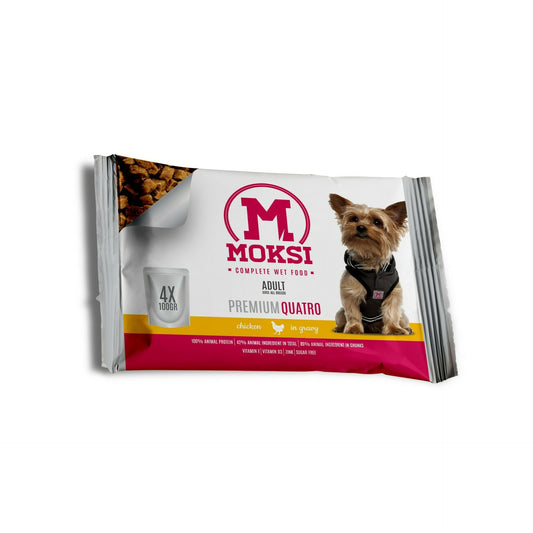 Moksi preliv za pse piletina žele 4x100gr - petcorner