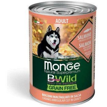 Monge BWild Adult hrana za pse, konzerva Losos 400g - petcorner