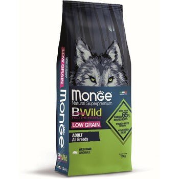 Monge BWild Low Grain Hrana Za Pse, Divlja Svinja, Za Sve Rase, Adult, - petcorner