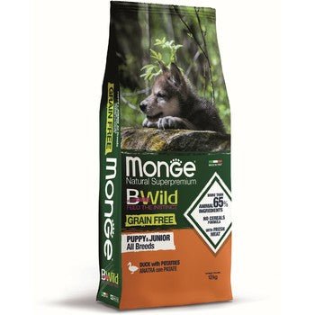 Monge BWild Puppy Grain free - pačetina i krompir - petcorner