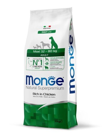 Monge Natural Superpremium Maxi Adult Piletina za Velike Rase 12kg - petcorner