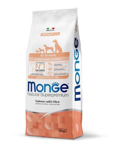 Monge Natural Puppy 12kg hrana za pse sa lososom i pirinčem - petcorner