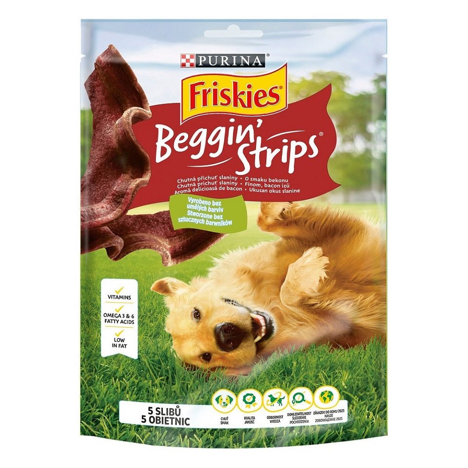 Friskies Dog Beggin' Strips - Poslastice za Pse sa Aromom Slanine (120 g) - petcorner