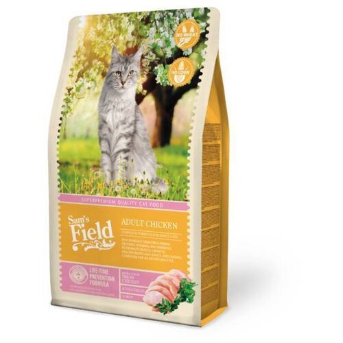 Sam's Field hrana za mačke Adult s Piletinom 2,5kg - petcorner