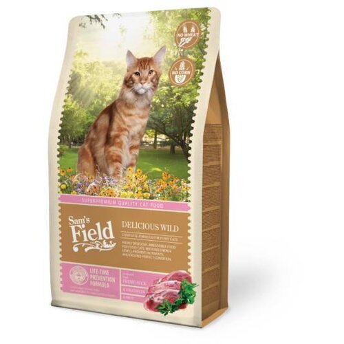 Sam's Field Mačka Delicious Wild hrana za macke s Pacetinom 2,5kg - petcorner