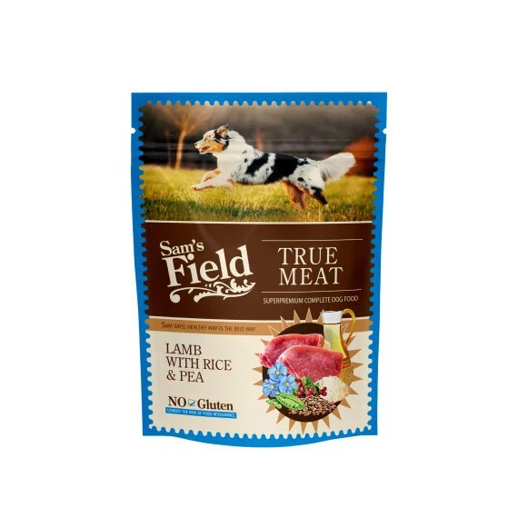 SAM´S FIELD True Meat Hrana za Pse Janjetina, Pirinač i Grašak 260g - petcorner