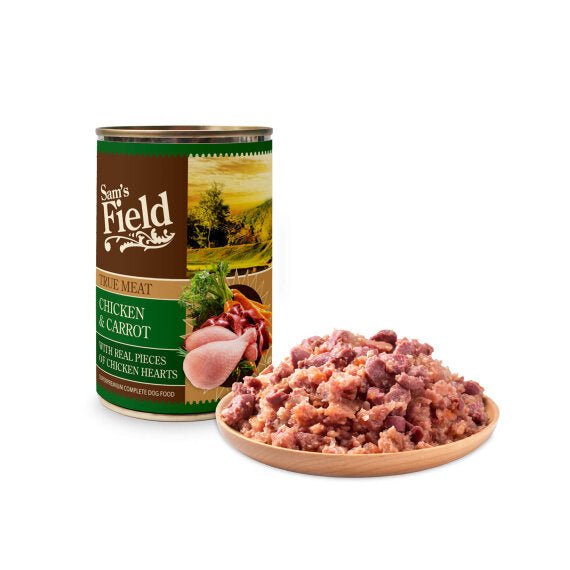 Sam's Field True Meat hrana za pse Piletina sa Šargarepom 400g - petcorner