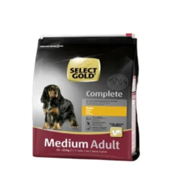 Select Gold Medium Adult Hrana za pse srednjih rasa, Piletina, 12 kg - petcorner