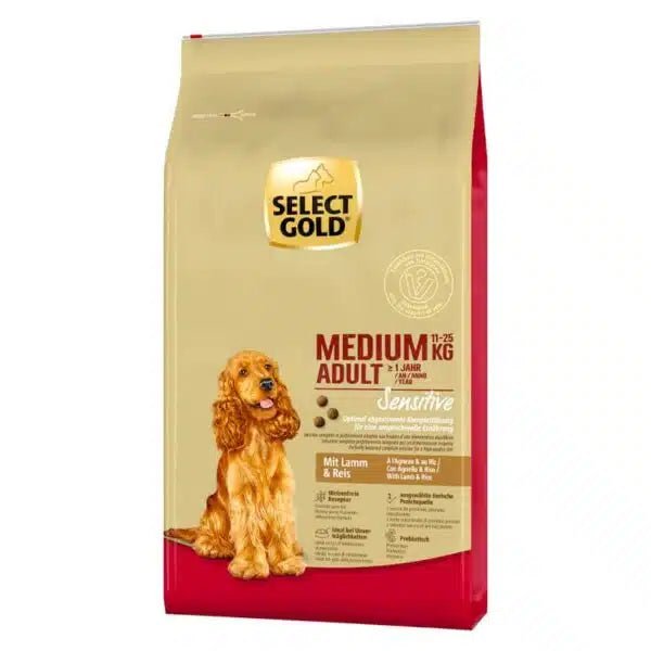 Select Gold Sensitive Adult Hrana za srednje rase, JAGNJETINA & PIRINAČ - petcorner