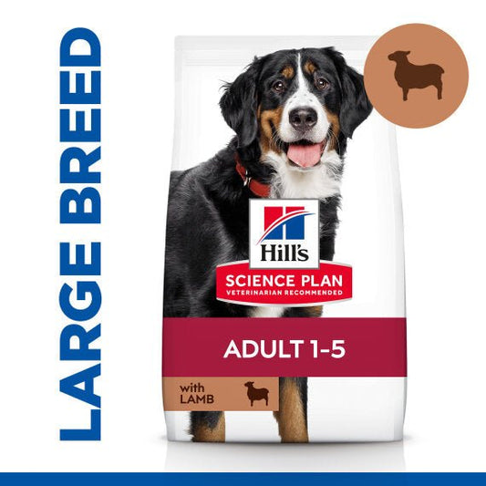 Hill's Science Plan Adult Large Breed Hrana za Pse s Jagnjetinom i Pirinčem 14kg - petcorner