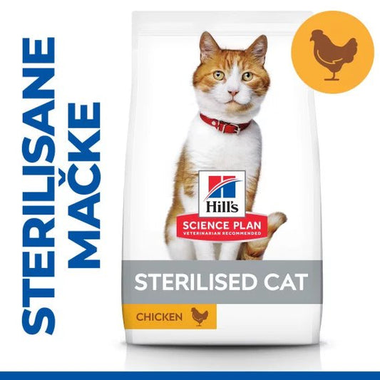 Hill's Science Plan Sterilised Cat Adult hrana za mačke, piletina - petcorner