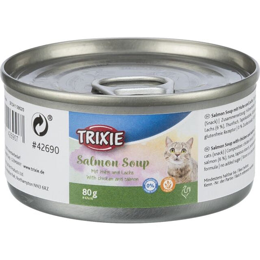 Trixie Supa od lososa i piletine 80g - tečne poslastice za macke - petcorner