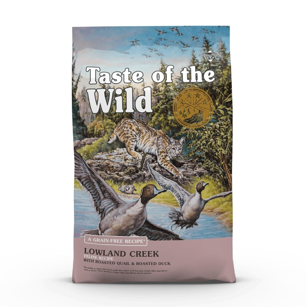 Taste of The Wild Lowland Creek Hrana za mačke bez zitarica Prepelica i divlja patka 6.6kg - petcorner