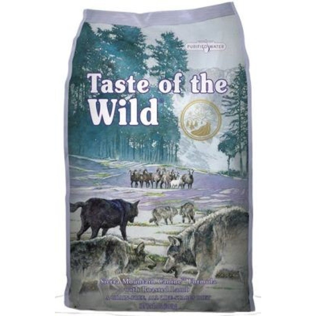 Taste Of The Wild Sierra Mountain Canine hrana za pse svih uzrasta i rasa Pečeno meso jagnjeta 12.2kg - petcorner