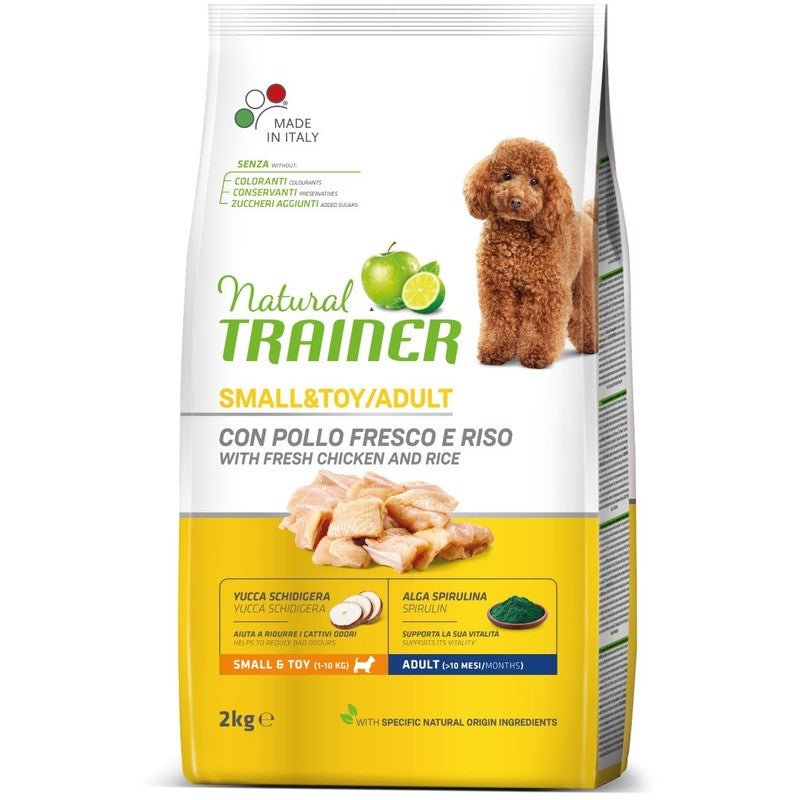 Trainer Natural Dog Hrana Za Odrasle Pse, Malih rasa, Piletina I Pirinač, 2kg - petcorner