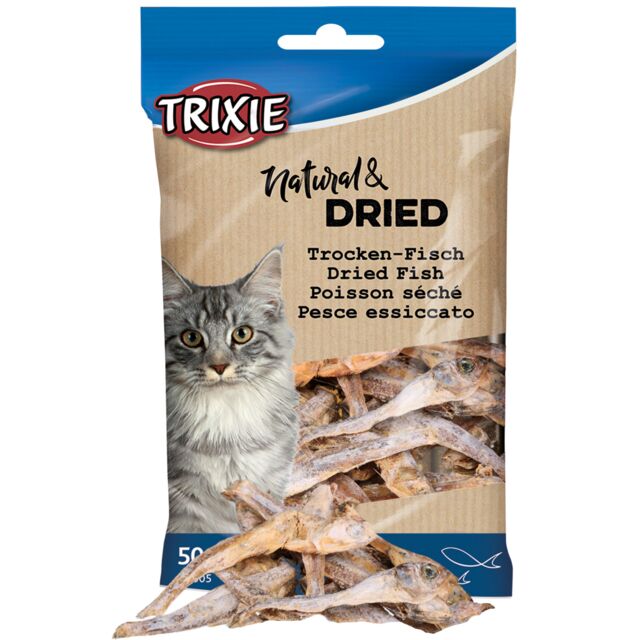 Trixie Sušena riba za mačke 50g - Monoproteinska užina - petcorner